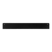 Mezzo Modern Metal Ledge Shelf, 24", Black, Set of 2, Contemporary Floating Shelves