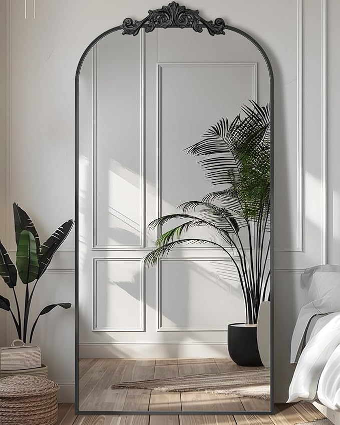 Arched Full Length Mirror,  Floor Mirror Freestanding