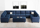 Oversized Modular Sectional Sofa U Shaped Sofa with Storage Ottoman