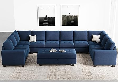 Oversized Modular Sectional Sofa U Shaped Sofa
