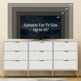 9 Drawer Dresser and Night stand Sets for Bedroom, Two Drawers Nightstand Set of 2