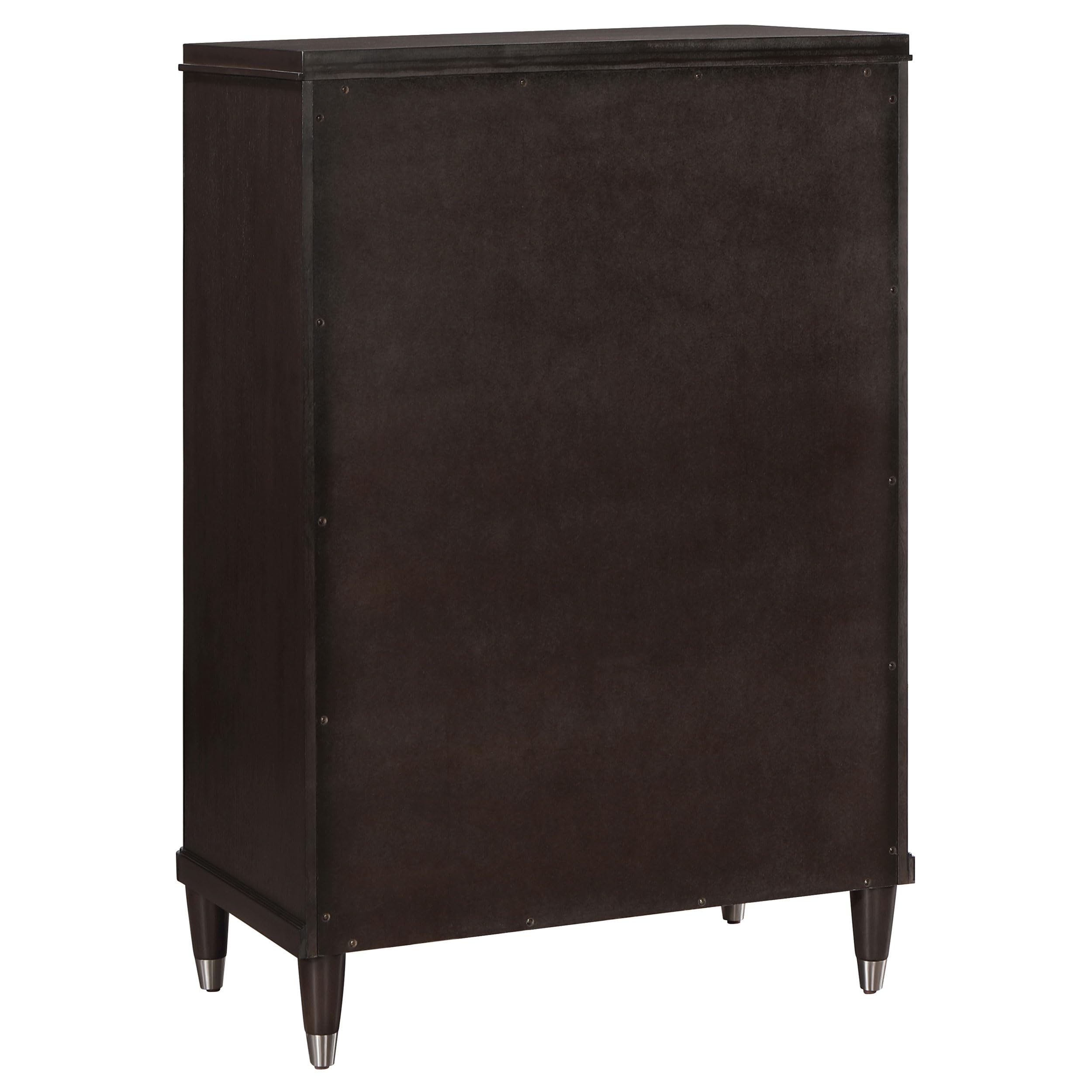 Emberlyn 5-Piece Eastern King Poster Bedroom Set Brown
