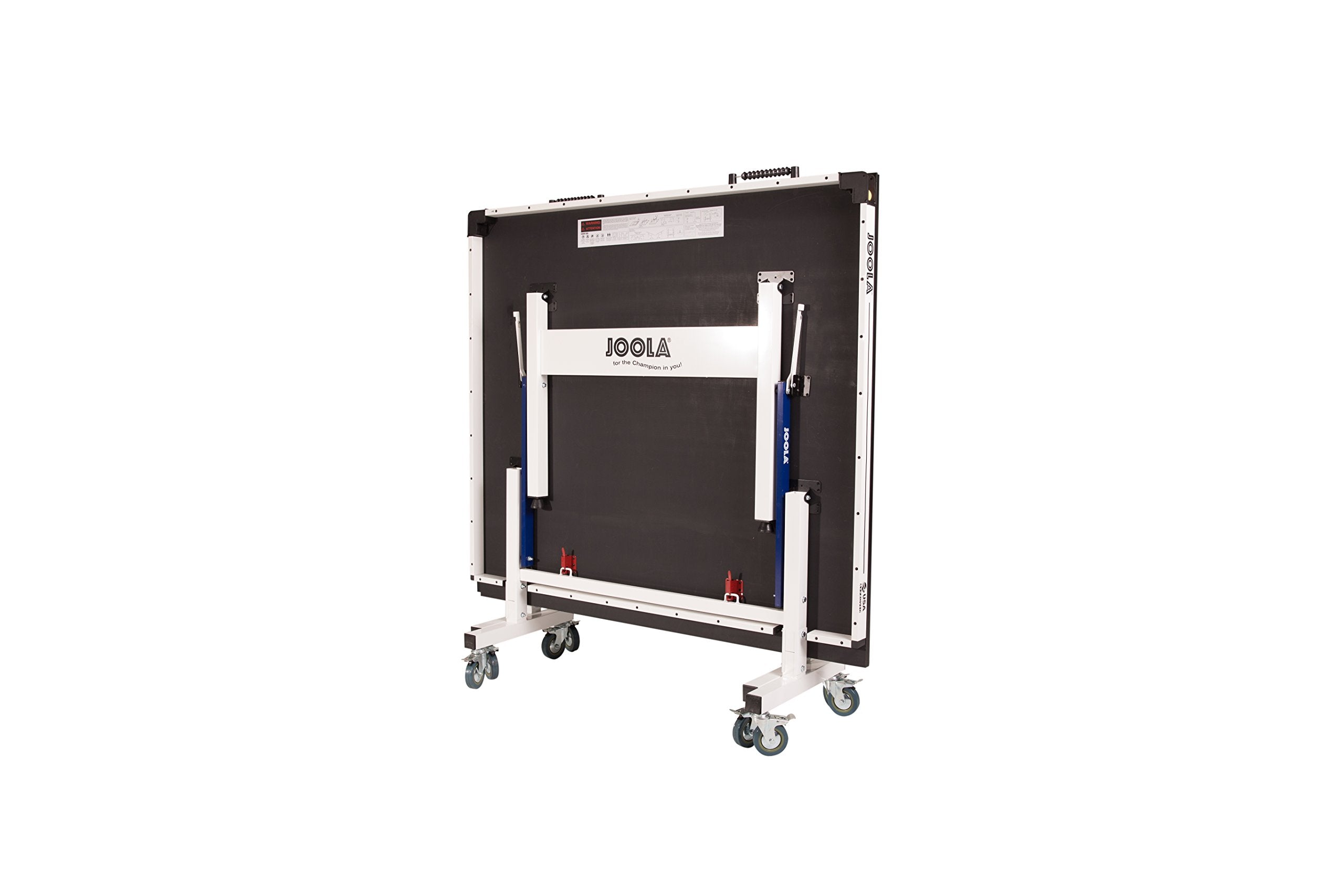 Rally TL Professional MDF Indoor Ping Pong Table w/ Quick Clamp Table Tennis Net & Post Set - 10 Minute