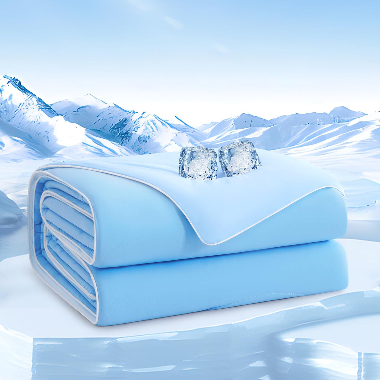 Quick Cooling Comforter King/Cali King, Summer Double-Sided Ice Blankets