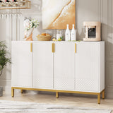 Kitchen Buffet Cabinet, 59” Buffet Sideboard Storage Cabinet, Coffee Bar Console Table for Kitchen,