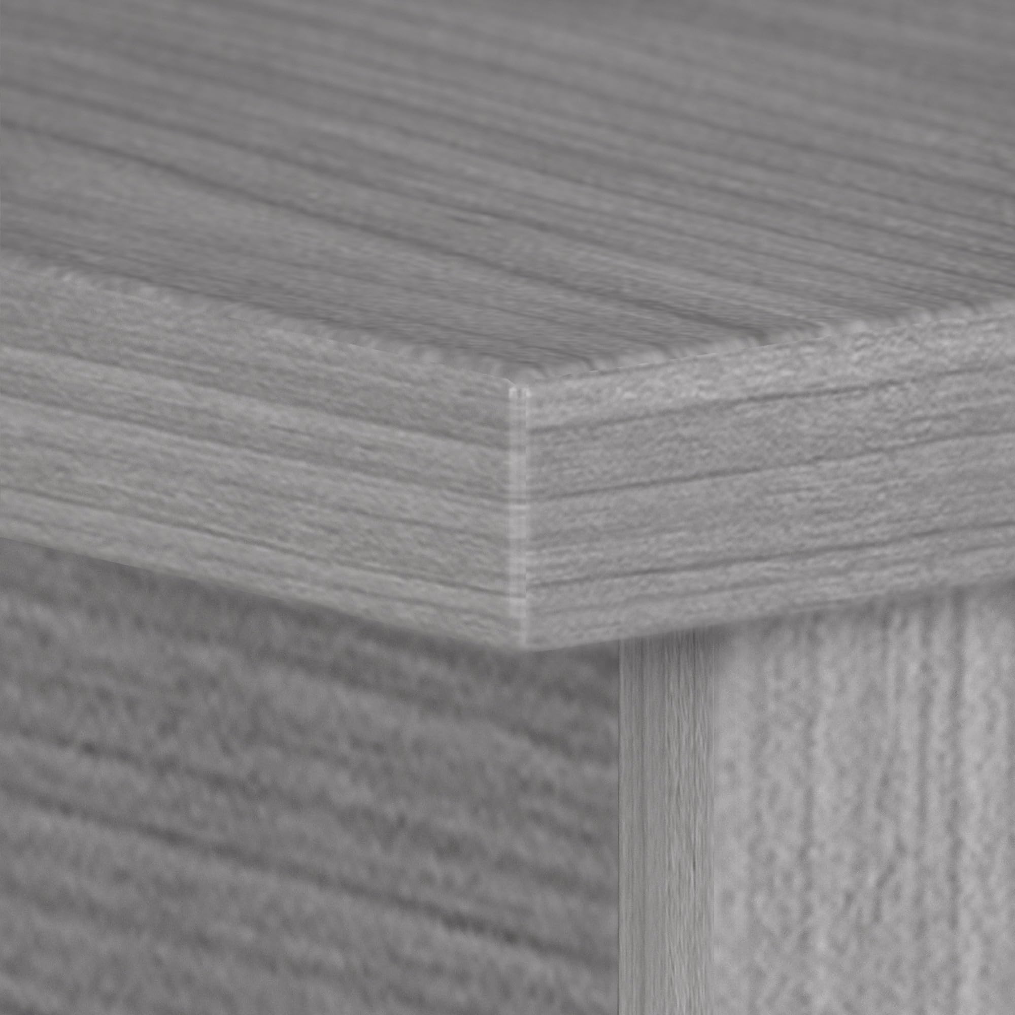 Studio C 72W x 30D L Shaped Desk with 42W Return in Platinum Gray