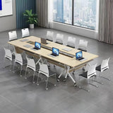 6-Pack Folding Conference Table,Modern Office Conference Room Table