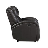 Leather Wall-Hugger Power Recliner, Brown