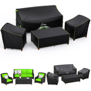 Patio Furniture Covers 4 Piece Set, Outdoor Furniture Covers Waterproof 4 Piece