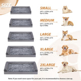 Orthopedic Dog Bed for Medium Large Dogs - Big Pet Sofa Bed with Removable