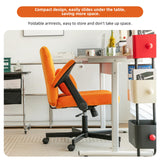Velvet Ergonomic Office Chair with Adjustable Height & Lumbar Support