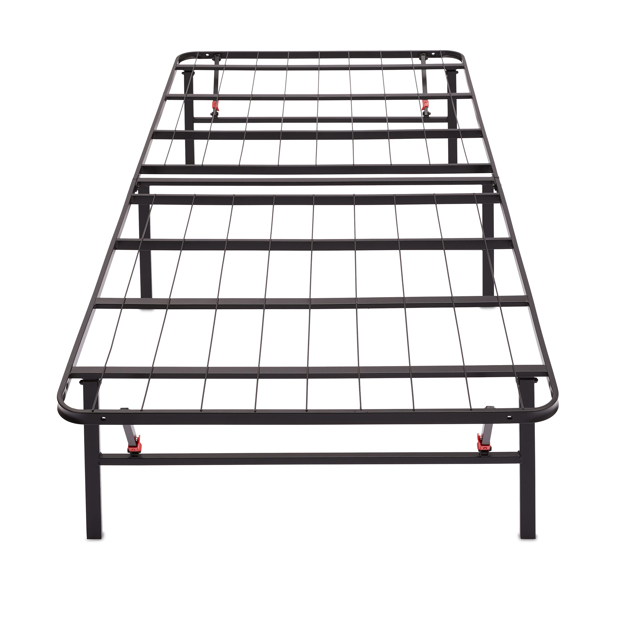 Foldable Metal Platform Bed Frame with Tool Free Setup, 14 Inches High