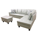 MZX-Bill-SS-00068-LWJ Sectional, Silver Green - R