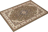 Well Woven Barclay Collection Medallion Kashan Green 9x12 Area Rug - for Living Room, Bedroom, and Dining Room