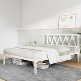 Queen Bed Frame with Headboard, 14 Inch Metal Platform Bed Frame Queen Size, Heavy