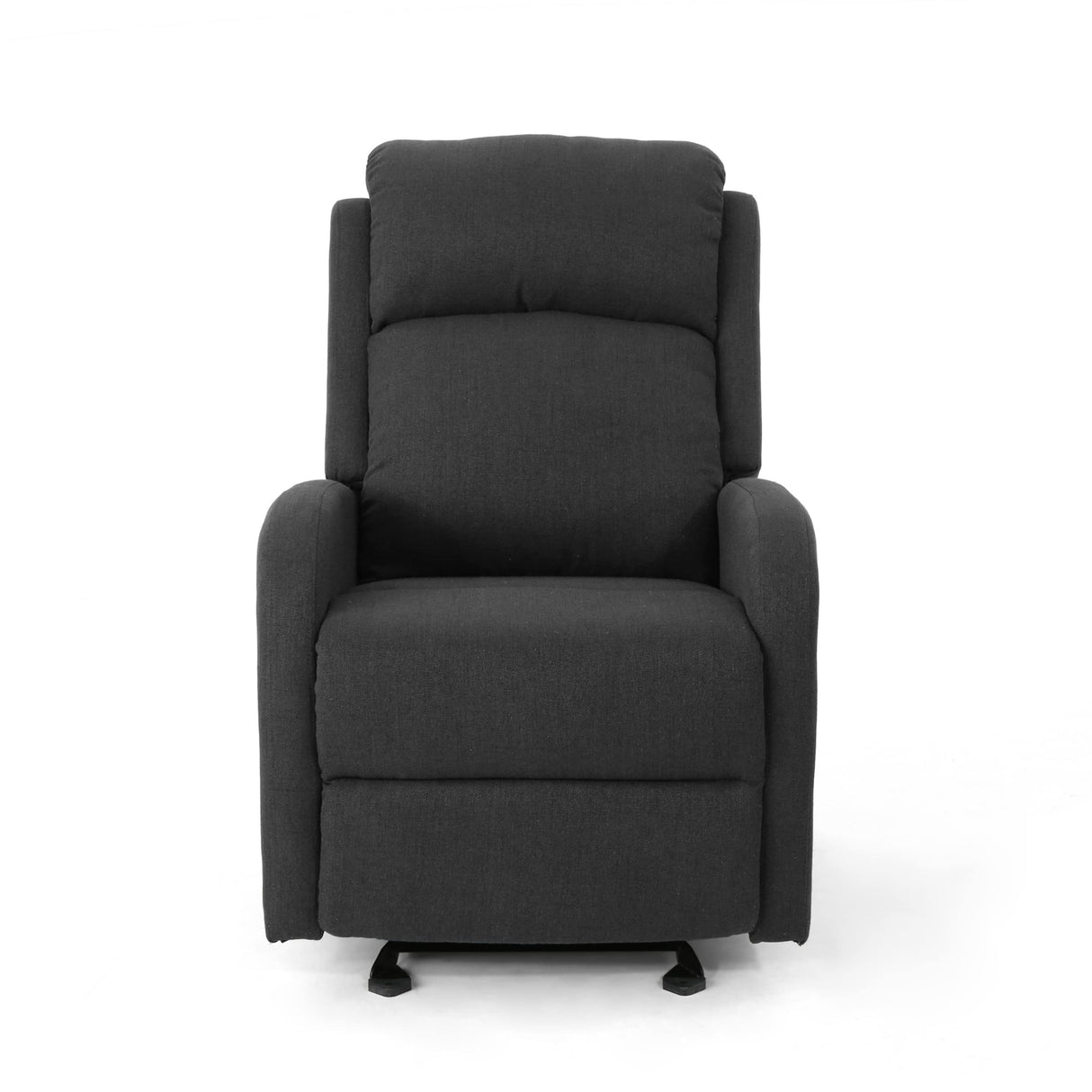 Knight Home Avaa Recliner, Dark Grey + Black