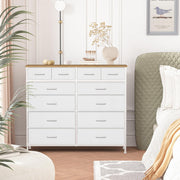 Compact 12 Drawers Dresser for Bedroom, Fabric Storage Tower