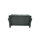 Solutions Harrington Loveseat, Dark Grey