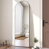 Full Length Mirror 64"x21" for Bedroom, Full Body Mirror with Stand, Hanging