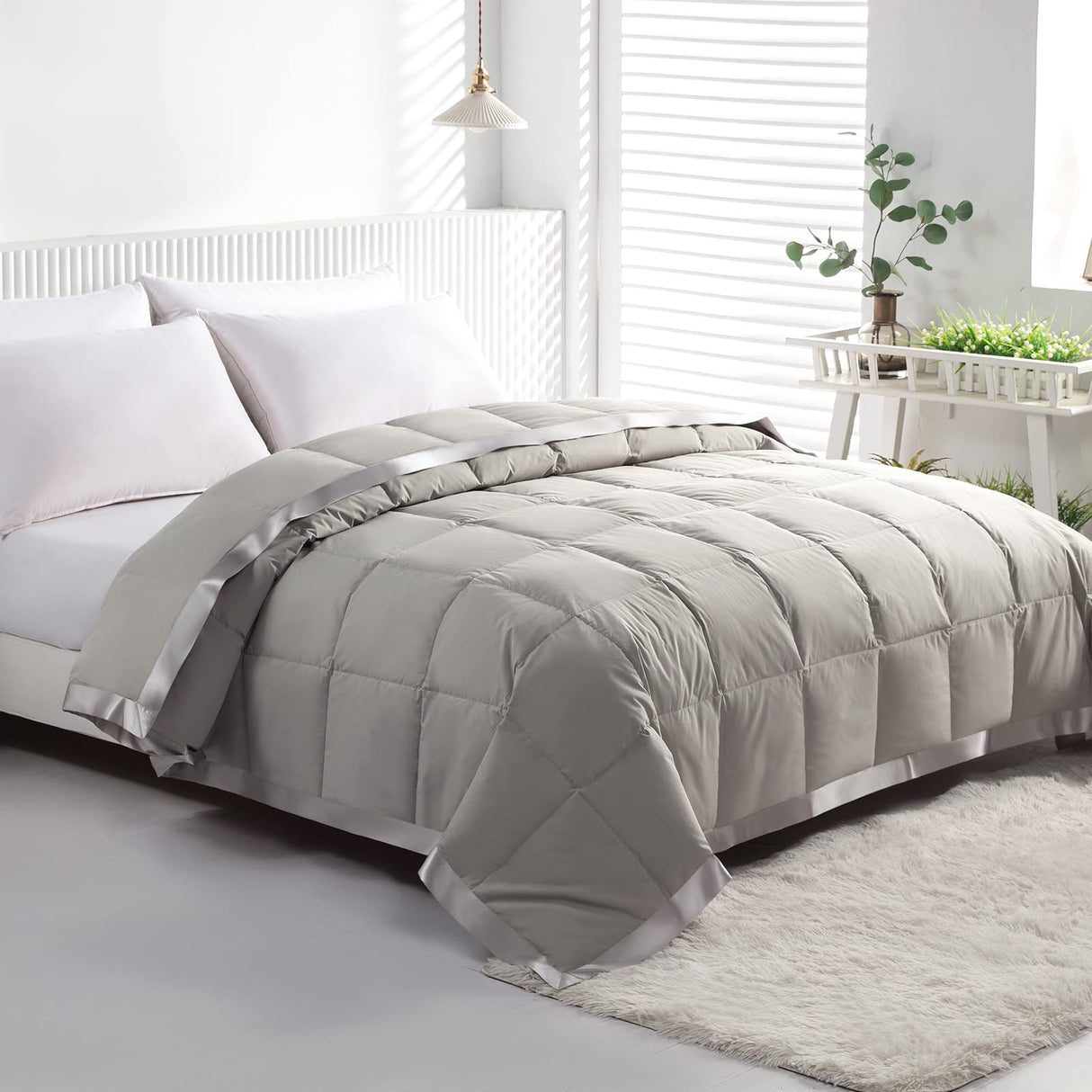 Summer Cooling Down Feather Fibers Comforter Full/Queen Size