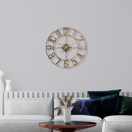 Large Wall Clock for Living Room Decor - Wall Clock for Kitchen - 24 inch (60 CM) Wall Clock Decorative