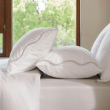 Pillowcases Queen Size Set of 2, Cotton Tencel Lyocell Pillow Cases