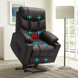 Power Lift Recliner Chairs for Elderly with Massage & Heating