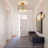 Mount Ceiling Light: Modern Semi-Flush Chandelier Lamp Brushed