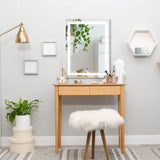 LED Bathroom Mirror Wall Mount Vanity Make Up Mirror with Dimmable Touch Switch