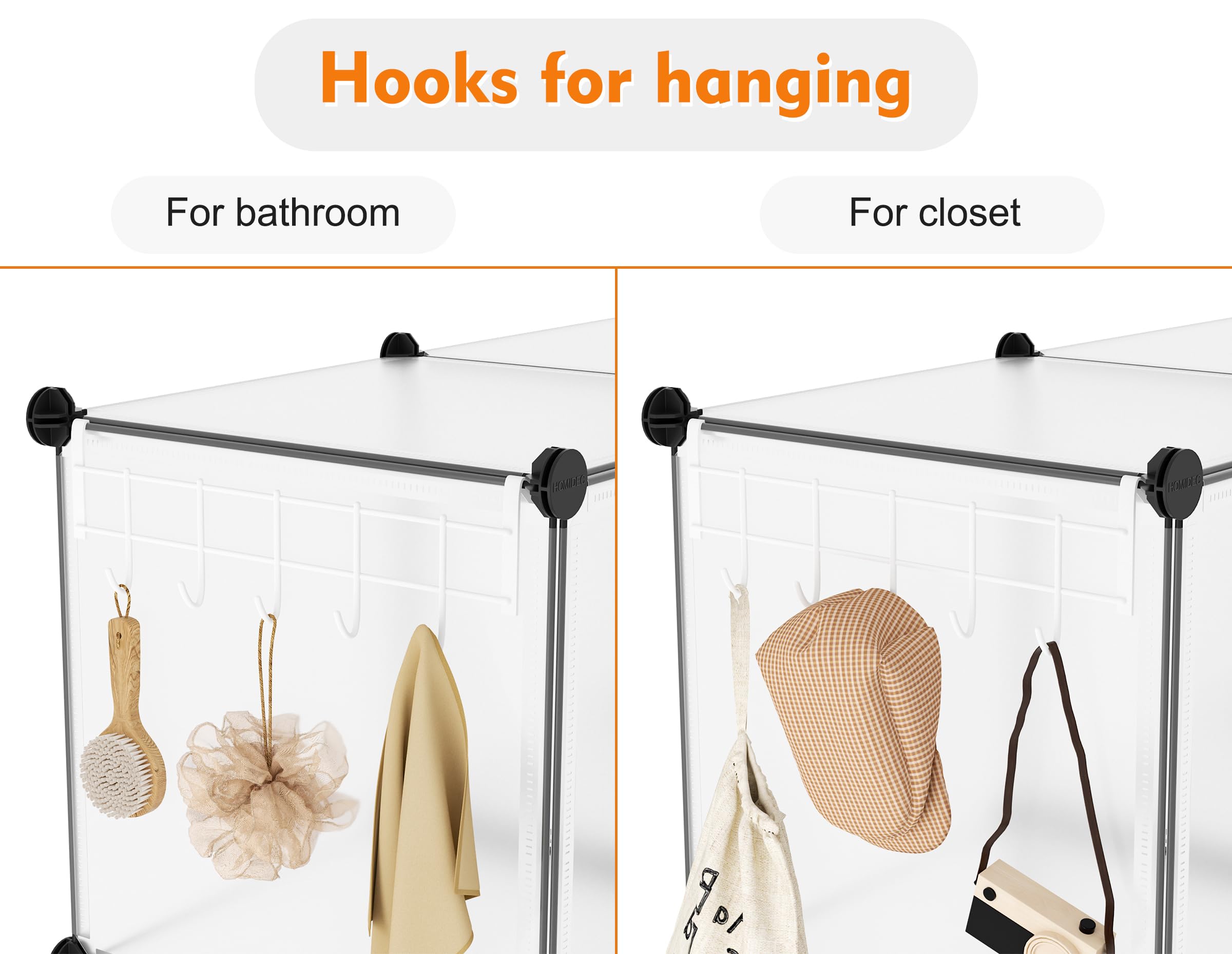 Closet Organizer, 12-Cube Closet Organizers and Storage,