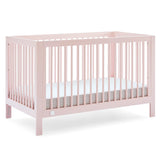 Charlie 6-in-1 Convertible Crib - Greenguard Gold Certified, Blush Pink