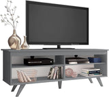 Entertainment Center with 4 Shelves and Cable Management for 55, 65 Inch TV Media