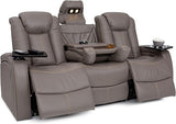 Republic Leather 7000 Home Theater Furniture, Living Room, Power Headrest, Power