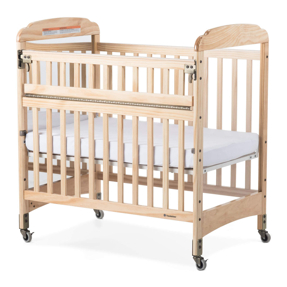 Serenity SafeReach Side Compact Crib, Nonmarking Commercial