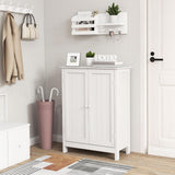 Bathroom Storage Cabinet, Freestanding Bathroom Storage Organizer with Doors