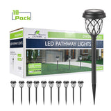 10 Pack Solar Lights Outdoor Garden Pathway Solar Powered Yard Lights for Walkway