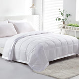 Lightweight Down Feather Fibers Blanket, Summer Cooling Down Feather Fibers Comforter Full/Queen Size