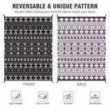 Reversible Mats - Outdoor Rugs 9'x12' for Patios Clearance, Plastic Straw Rugs