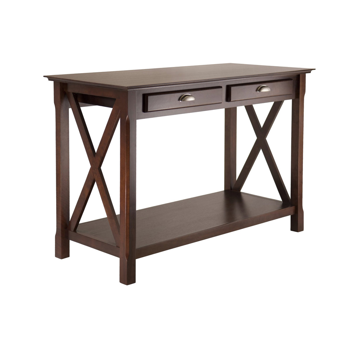 Wood Xola Occasional Table, Cappuccino finish