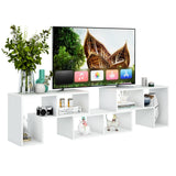 3 Pieces Console TV Stand, Free-Combination Entertainment Center for 50 55 60 65 Inch Tv