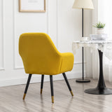 Tuchico Accent, one chair, Yellow Velvet