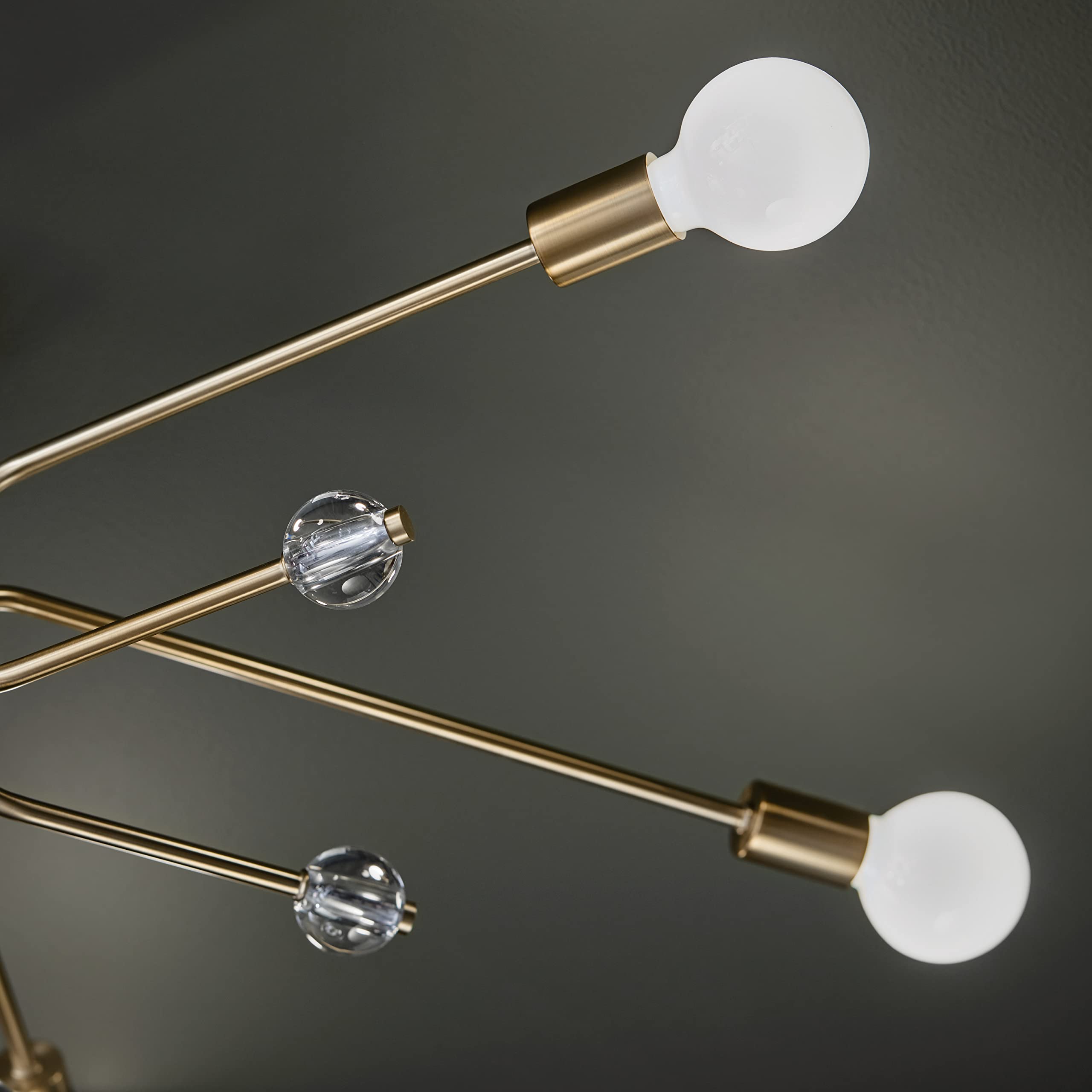 Ocala 52602CPZ Flush Mount 6- Light 41.25˝ with Clear Crystal in Champagne Bronze