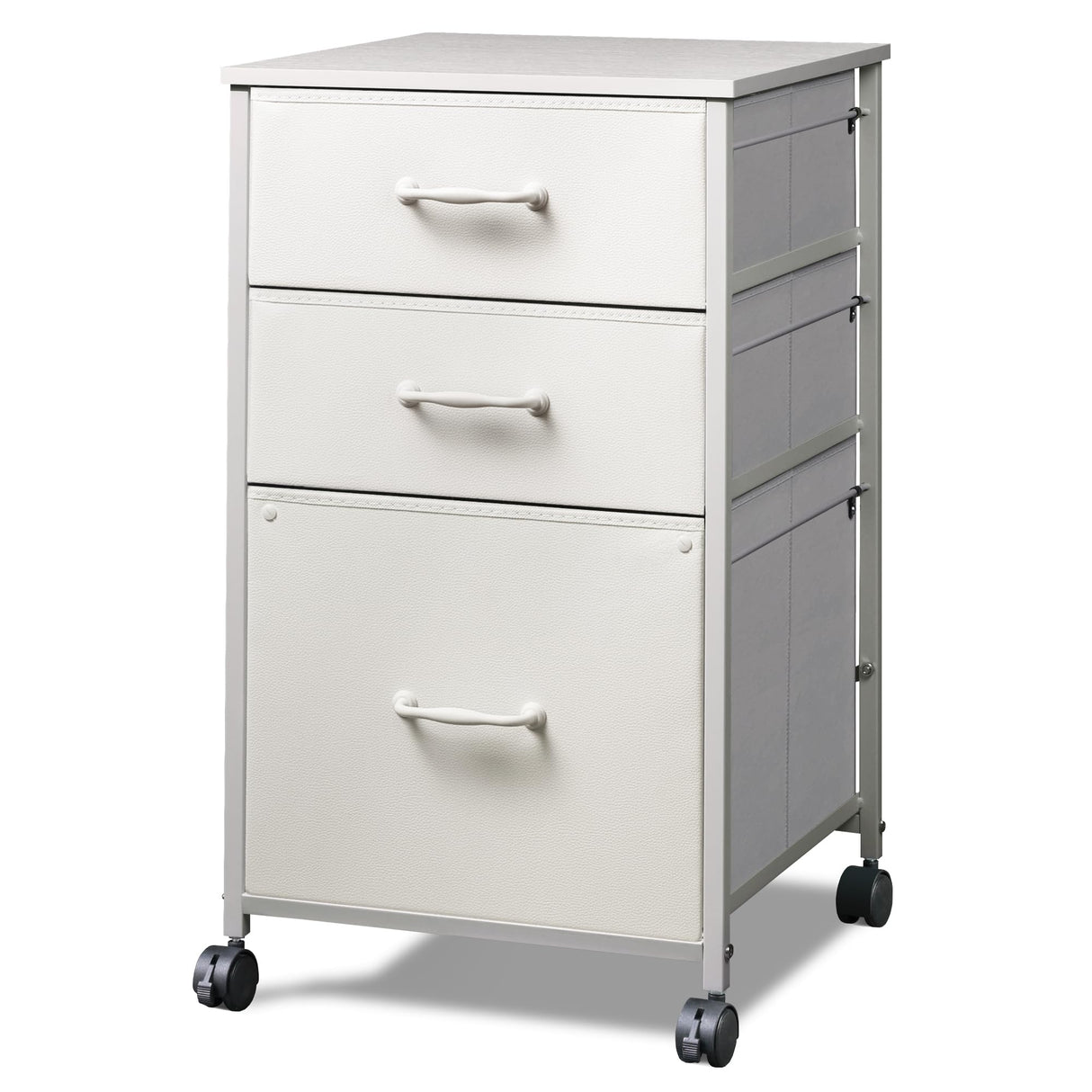 Mobile File Cabinet, Rolling Printer Stand with 3 Drawers