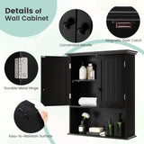 Bathroom Cabinet Wall Mounted, Bathroom Storage Cabinet w/Adjustable Shelf