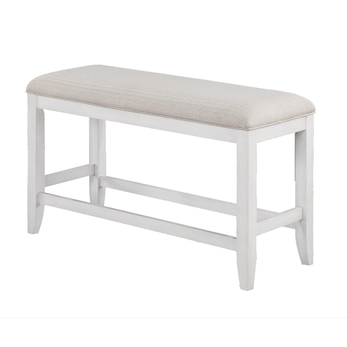 Kith 42 Inch Counter Height Dining Bench, Seat Cushion, Fabric