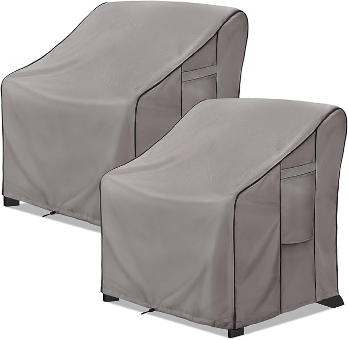 Patio Furniture Covers Waterproof 32W x 37D x 36H inches 2 Pack