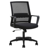 Office Chair Ergonomic Desk Chair Mid-Back Mesh Computer Chair Lumbar Support Comfortable Executive Adjustable Rolling Swivel