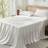 Queen Sheets Set, 100% Viscose Derived from Bamboo, Cooling Summer Bed Sheets Queen Size,