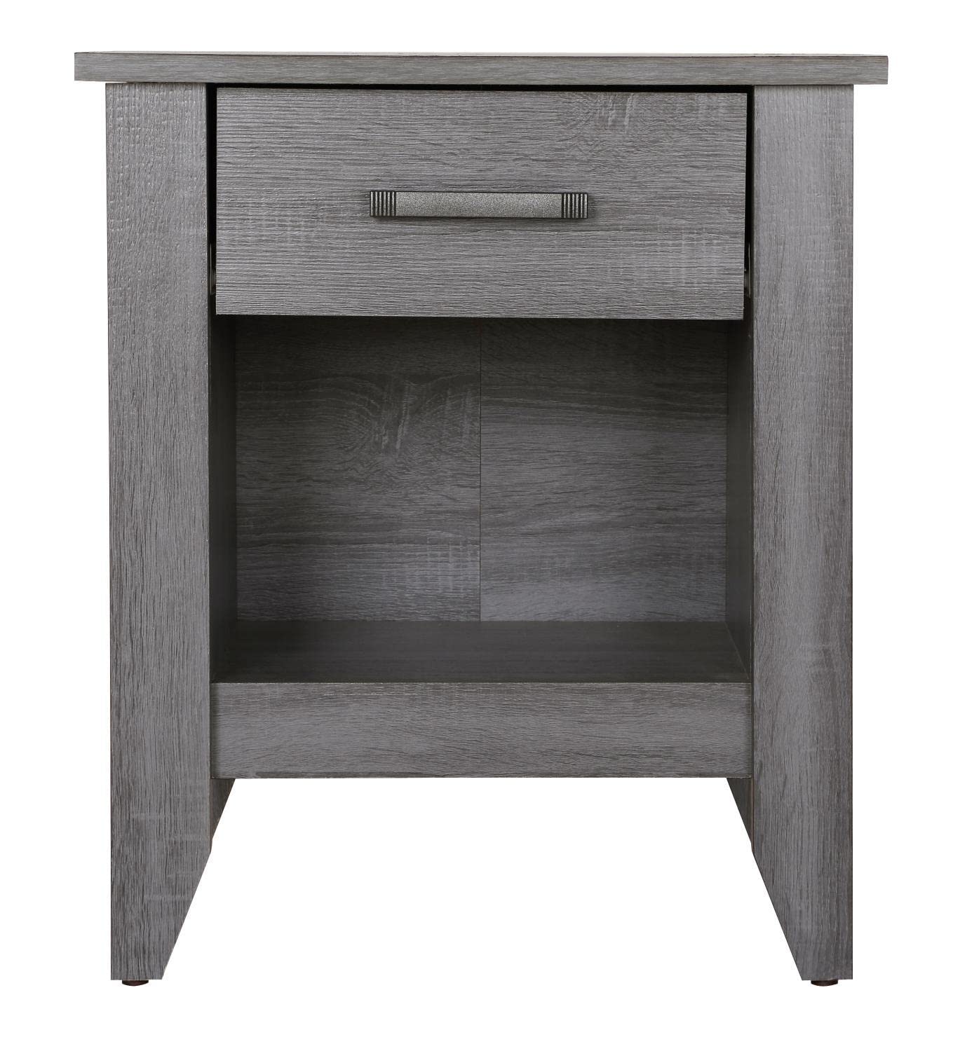 Lennox G053-N, Gray End Table, Nightstand, 24" H x 18" W x 21" D