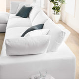 Modway Commix Down-Filled Overstuffed Upholstered 5-Piece Sectional Sofa Set